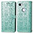 Custodia Portafoglio In Pelle Fantasia Modello Cover con Supporto S05D per Google Pixel 3a XL