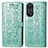 Custodia Portafoglio In Pelle Fantasia Modello Cover con Supporto S05D per Oppo Reno8 T 4G