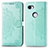 Custodia Portafoglio In Pelle Fantasia Modello Cover con Supporto S07D per Google Pixel 3a XL