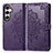 Custodia Portafoglio In Pelle Fantasia Modello Cover con Supporto S07D per Samsung Galaxy S21 FE 5G