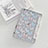 Custodia Portafoglio In Pelle Fantasia Modello Cover con Supporto XH2 per Apple iPad 10.2 (2021) Bianco