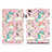 Custodia Portafoglio In Pelle Fantasia Modello Cover con Supporto Y01B per Apple iPad Mini 4 Rosa