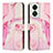 Custodia Portafoglio In Pelle Fantasia Modello Cover con Supporto Y01X per OnePlus Nord 2T 5G Rosa