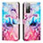 Custodia Portafoglio In Pelle Fantasia Modello Cover con Supporto Y01X per Samsung Galaxy S20 FE 5G