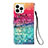 Custodia Portafoglio In Pelle Fantasia Modello Cover con Supporto Y02B per Apple iPhone 13 Pro