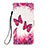 Custodia Portafoglio In Pelle Fantasia Modello Cover con Supporto Y02B per Apple iPhone 14 Plus