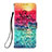 Custodia Portafoglio In Pelle Fantasia Modello Cover con Supporto Y02B per Apple iPhone 14 Plus