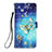 Custodia Portafoglio In Pelle Fantasia Modello Cover con Supporto Y02B per Apple iPhone 14 Plus