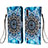 Custodia Portafoglio In Pelle Fantasia Modello Cover con Supporto Y02B per Samsung Galaxy A01 SM-A015 Multicolore