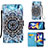 Custodia Portafoglio In Pelle Fantasia Modello Cover con Supporto Y02B per Samsung Galaxy A11