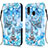 Custodia Portafoglio In Pelle Fantasia Modello Cover con Supporto Y02B per Samsung Galaxy A20e
