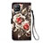 Custodia Portafoglio In Pelle Fantasia Modello Cover con Supporto Y02B per Samsung Galaxy A22 4G