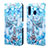 Custodia Portafoglio In Pelle Fantasia Modello Cover con Supporto Y02B per Samsung Galaxy A30