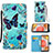 Custodia Portafoglio In Pelle Fantasia Modello Cover con Supporto Y02B per Samsung Galaxy A42 5G