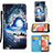 Custodia Portafoglio In Pelle Fantasia Modello Cover con Supporto Y02B per Samsung Galaxy A42 5G