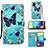 Custodia Portafoglio In Pelle Fantasia Modello Cover con Supporto Y02B per Samsung Galaxy A71 4G A715