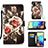 Custodia Portafoglio In Pelle Fantasia Modello Cover con Supporto Y02B per Samsung Galaxy A71 4G A715