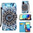 Custodia Portafoglio In Pelle Fantasia Modello Cover con Supporto Y02B per Samsung Galaxy A71 4G A715 Multicolore