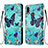 Custodia Portafoglio In Pelle Fantasia Modello Cover con Supporto Y02B per Samsung Galaxy M01s
