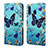 Custodia Portafoglio In Pelle Fantasia Modello Cover con Supporto Y02B per Samsung Galaxy M10S