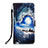 Custodia Portafoglio In Pelle Fantasia Modello Cover con Supporto Y02B per Samsung Galaxy Note 20 5G
