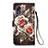 Custodia Portafoglio In Pelle Fantasia Modello Cover con Supporto Y02B per Samsung Galaxy XCover 5 SM-G525F