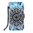Custodia Portafoglio In Pelle Fantasia Modello Cover con Supporto Y02B per Xiaomi Redmi 10C 4G Multicolore