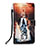 Custodia Portafoglio In Pelle Fantasia Modello Cover con Supporto Y02B per Xiaomi Redmi 9C