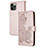 Custodia Portafoglio In Pelle Fantasia Modello Cover con Supporto Y02X per Apple iPhone 13 Pro Max