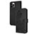 Custodia Portafoglio In Pelle Fantasia Modello Cover con Supporto Y02X per Apple iPhone 13 Pro Max Nero