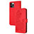 Custodia Portafoglio In Pelle Fantasia Modello Cover con Supporto Y02X per Apple iPhone 14 Pro Rosso