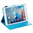 Custodia Portafoglio In Pelle Fantasia Modello Cover con Supporto Y03B per Apple iPad Air