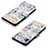 Custodia Portafoglio In Pelle Fantasia Modello Cover con Supporto Y03B per Samsung Galaxy A10