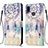 Custodia Portafoglio In Pelle Fantasia Modello Cover con Supporto Y03B per Samsung Galaxy A10s
