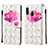 Custodia Portafoglio In Pelle Fantasia Modello Cover con Supporto Y03B per Samsung Galaxy A20e Rosa