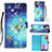 Custodia Portafoglio In Pelle Fantasia Modello Cover con Supporto Y03B per Samsung Galaxy A52s 5G