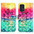 Custodia Portafoglio In Pelle Fantasia Modello Cover con Supporto Y03B per Samsung Galaxy A53 5G Rosso