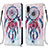 Custodia Portafoglio In Pelle Fantasia Modello Cover con Supporto Y03B per Samsung Galaxy M01s