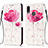 Custodia Portafoglio In Pelle Fantasia Modello Cover con Supporto Y03B per Samsung Galaxy M01s Rosa