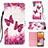 Custodia Portafoglio In Pelle Fantasia Modello Cover con Supporto Y03B per Samsung Galaxy M32 5G