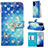 Custodia Portafoglio In Pelle Fantasia Modello Cover con Supporto Y03B per Samsung Galaxy S20 5G