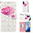 Custodia Portafoglio In Pelle Fantasia Modello Cover con Supporto Y03B per Samsung Galaxy S20 5G Rosa