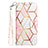 Custodia Portafoglio In Pelle Fantasia Modello Cover con Supporto Y03B per Samsung Galaxy S21 5G