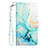 Custodia Portafoglio In Pelle Fantasia Modello Cover con Supporto Y03B per Samsung Galaxy S22 5G