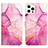 Custodia Portafoglio In Pelle Fantasia Modello Cover con Supporto Y04B per Apple iPhone 13 Pro