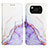 Custodia Portafoglio In Pelle Fantasia Modello Cover con Supporto Y04B per Xiaomi Poco X3 NFC Viola