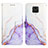Custodia Portafoglio In Pelle Fantasia Modello Cover con Supporto Y04B per Xiaomi Redmi Note 9 Pro Viola