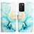 Custodia Portafoglio In Pelle Fantasia Modello Cover con Supporto Y05B per Samsung Galaxy A02s