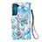 Custodia Portafoglio In Pelle Fantasia Modello Cover con Supporto Y05B per Samsung Galaxy S23 5G