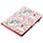 Custodia Portafoglio In Pelle Fantasia Modello Cover con Supporto Y06B per Apple iPad Mini 4